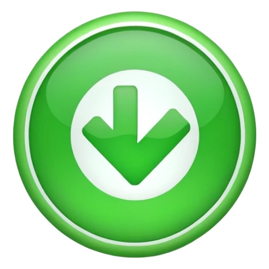 A green circle with a while good sing in the middle of the green circle sticker