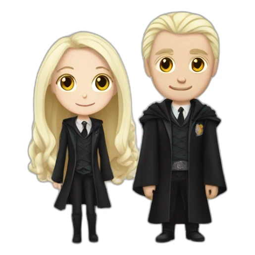 Harry Potter et Lucius malfoy en couple sticker