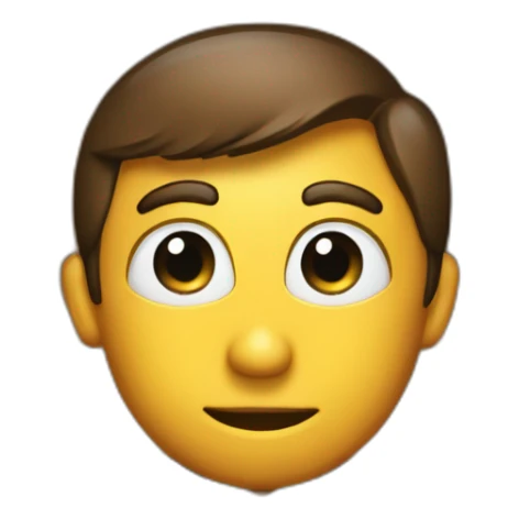 business man looking out of box sticker