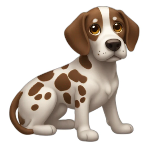 Brown Dalmatiner nearby dalmatiner sticker