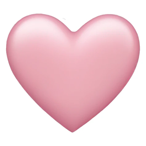 Light pink heart  sticker