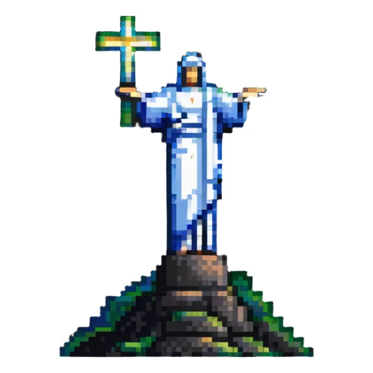 Christ the Redeemer statue in Rio de Janeiro sticker