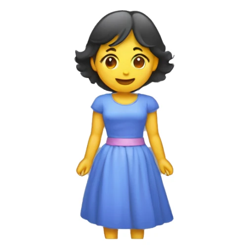 pleine lune avec esquisse de femme derrière sticker