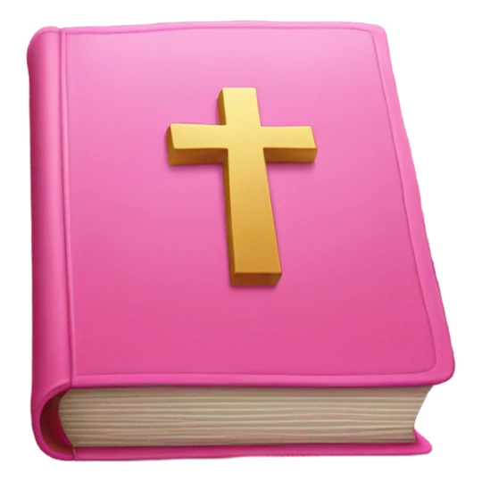 Pink bible sticker