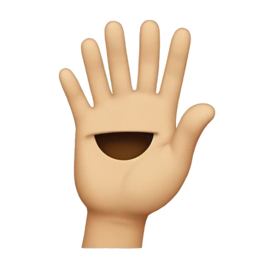 emoji facing away with hand annoying face emoji sticker