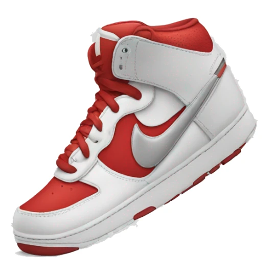 Shoe with nike logo on it sticker