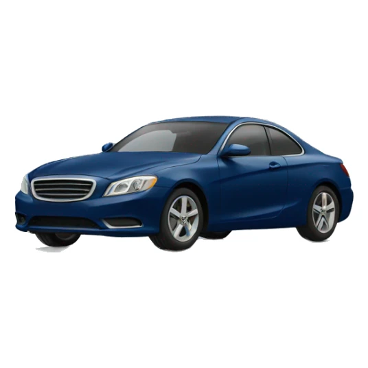 Navy blue car sticker