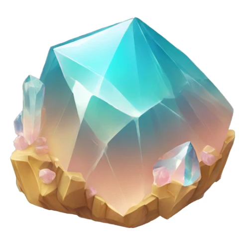 Crystals sticker