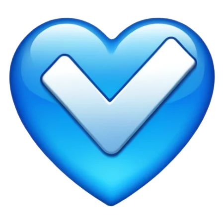 Made a emoji instagram Blu tick  sticker