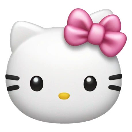 Hello kitty bow  sticker