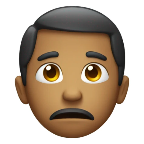 Sad but with a smile sticker