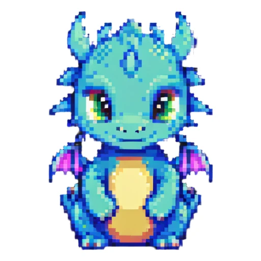 cute baby dragon sticker