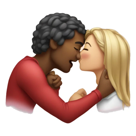 kiss-kiss hearts sticker