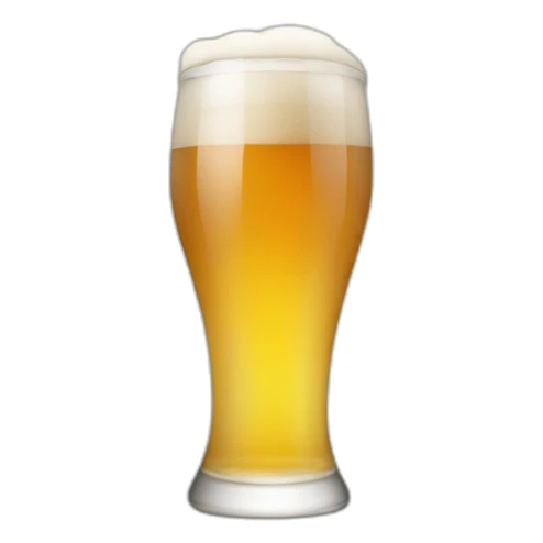 Smiling cute glass of beer sticker