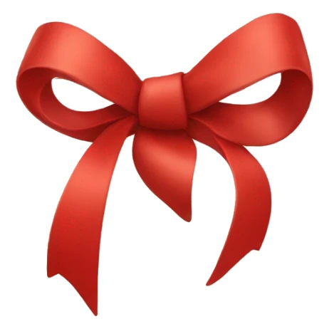 red bow sticker