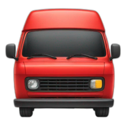 Red van sticker