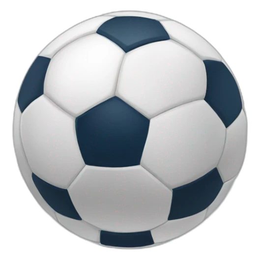 Coracao em formato de bola de futebol sticker