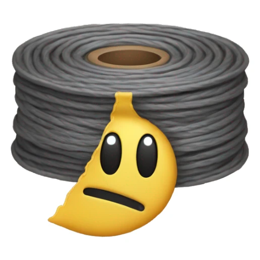 spool of thread which is crying - sad eyes and tears sticker