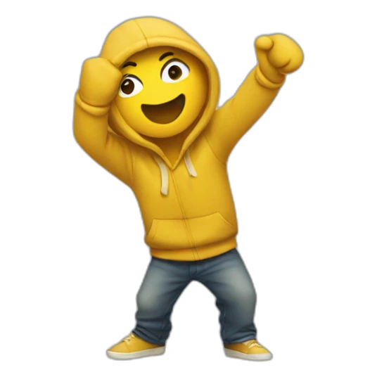 émoji qui fait un dab sticker