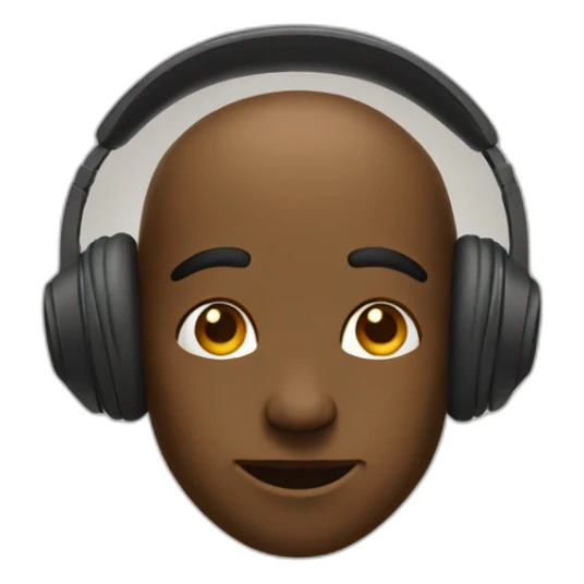 god listening to music sticker