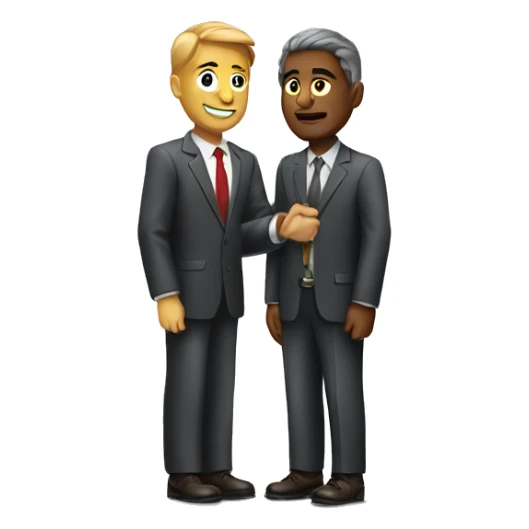 Business man tips homeless person sticker