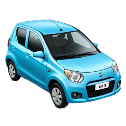 2013 Suzuki Alto, light blue color sticker