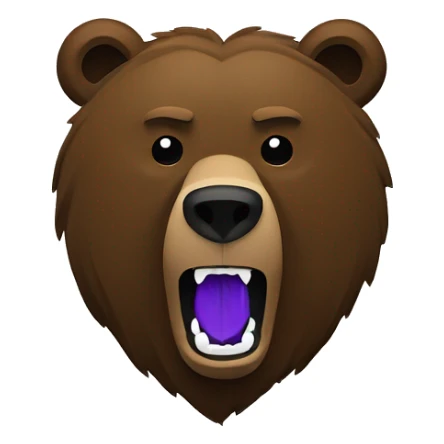 Grizzly bear on top of Minnesota  Viking sticker