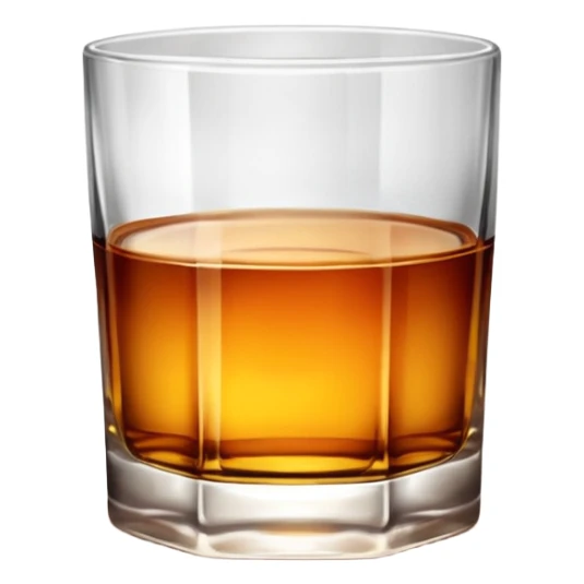 glass of whiskey, no splashes sticker