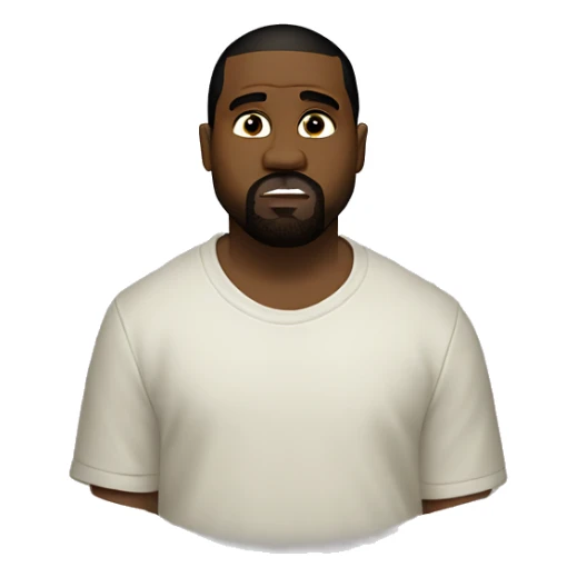 oso del álbum de Kanye west sticker
