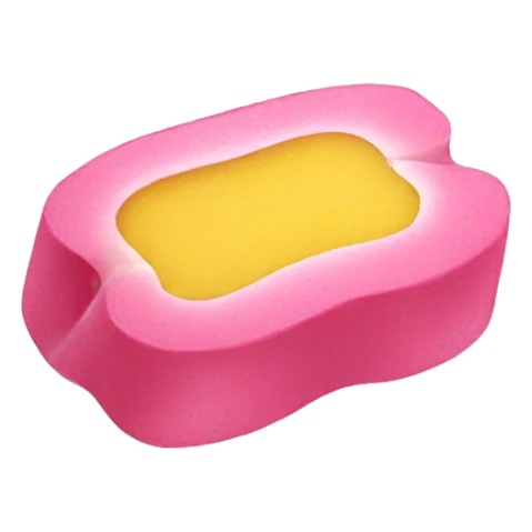 yellow pack of pink gum sticker