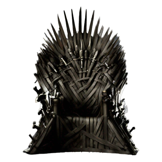 iron throne game of throne sticker
