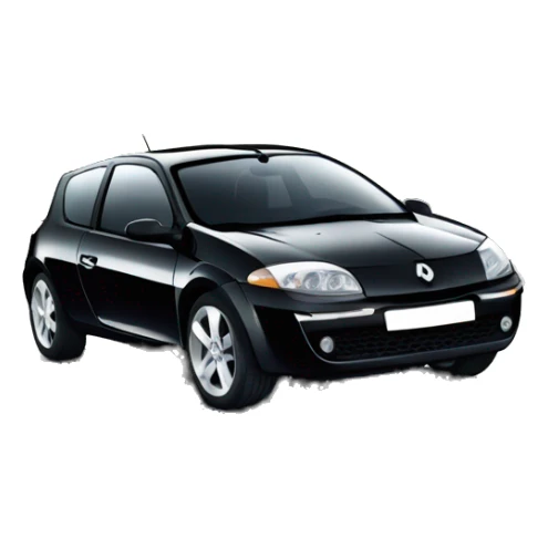 Voiture Renault Megane 2 année 2006 cc noir sticker