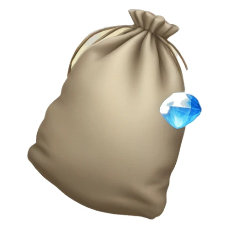 bag of blue crystals sticker