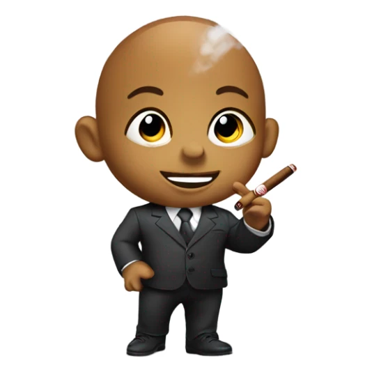 Baby boss smoke  sticker