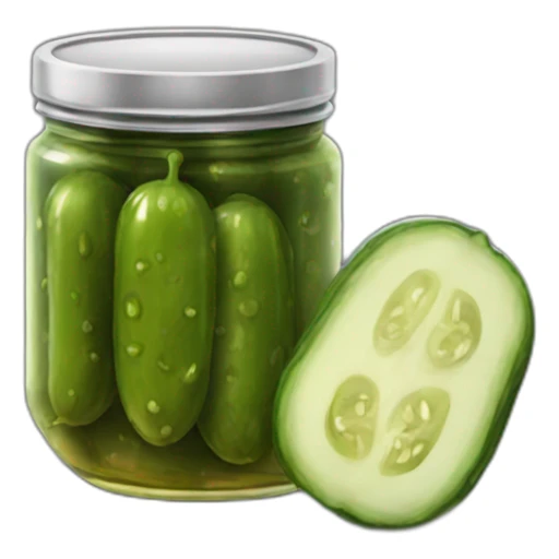 3 pieces of pickles sticker