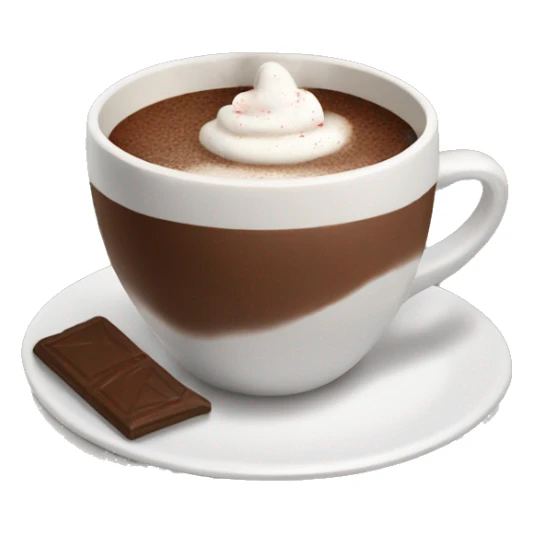 A cup of hot chocolate for Christmas sticker