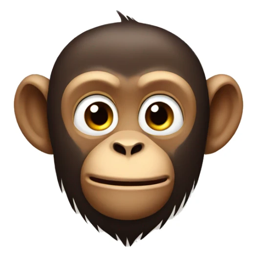 Monkey is cute sticker