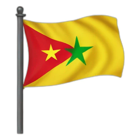 Rojava flag sticker