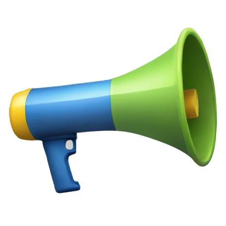 megaphone sticker