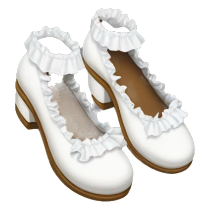 mary jane shoes and frilly white socks sticker