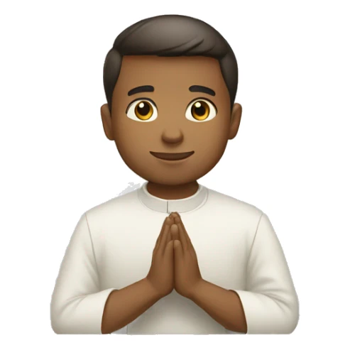 The Young american Priest in prayer sticker