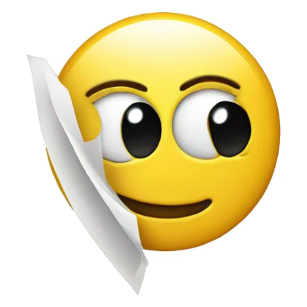 smiley for monthly employment meetings sticker