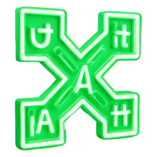 Neon pharmacy shop sign
 sticker