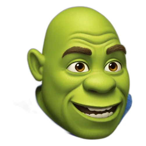 blue-shrek sticker