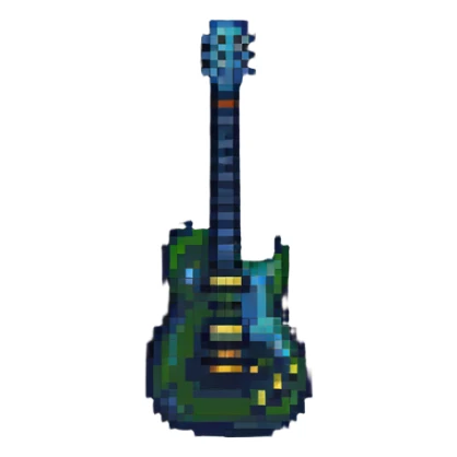 A guitar sticker