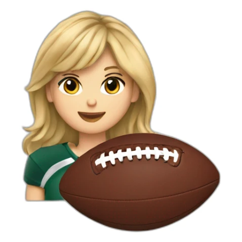 Football + Taylor swift sticker