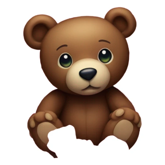 Valentine’s cute teddy bear made out of tiny roses  sticker