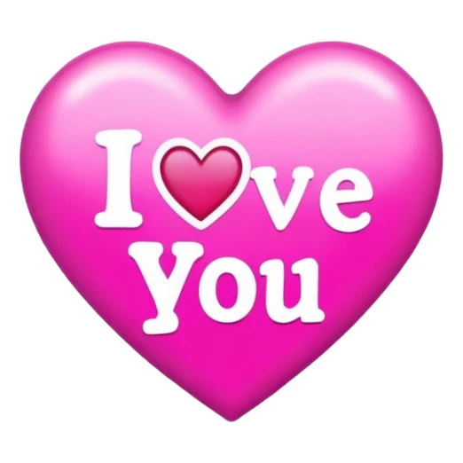 a pink poster that says “I love you chrissy” sticker