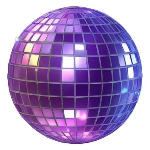 Disco ball with a  ྀིྀི  sticker
