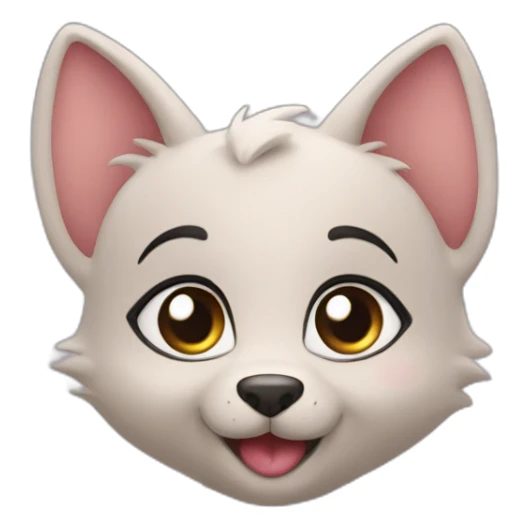 Luna love good qui fait un bisou sticker